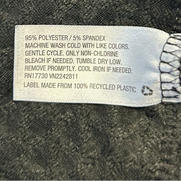 Mossimo Womens Skater Dress Sz M Ebony Solid Polyester Blend Elegant - Picture 6 of 6